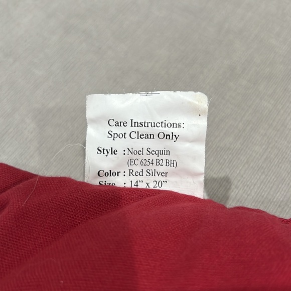 Noel Sequin Accent Pillow - Picture 4 of 4